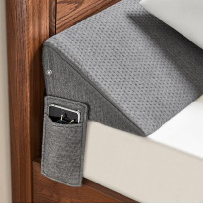 Extra Long Solid Color Quilted Cervical Pillow